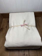 Pottery Barn Custom Emery Linen Curtain 60 W x 86 L Ivory LF