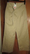 ladies camel colour belted trousers from Primark size 10,bnwt
