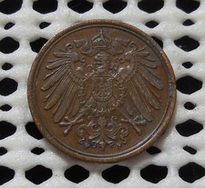 1892 F GERMANY 1 PFENNIG COIN XF LOWER MINTAGE DATE HIGH CATALOG VALUE