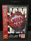 NBA Jam Sega Genesis CIB Tested Working