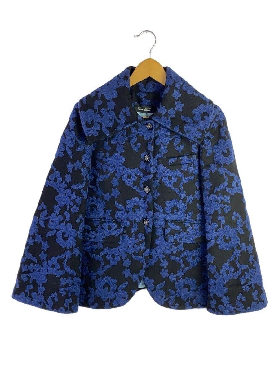 ALTRA ROBERTO MUSSO ALTRO CAPPOTTO 40 LANA NERO FANTASIA FIORI