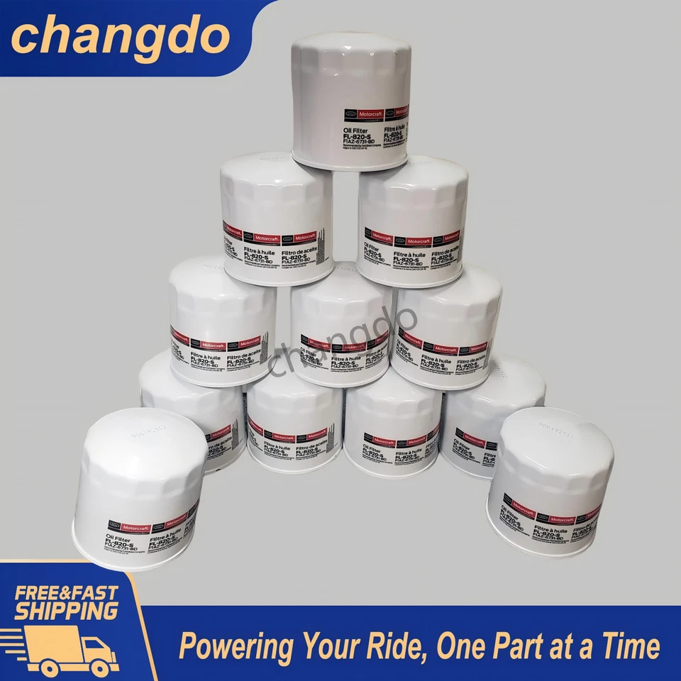 NEW Motorcraft FL820S Oil Filters Case of 12 Bulk Pack FL820SB12 FL820S OEM US - Image 2 of 4