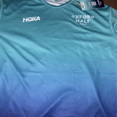 Hoka Laufshirt Herren Gr. Large T Shirt Halbmarathon Oxford