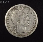 1908-D Barber Quarter "VG" *Free S/H After 1st Item*
