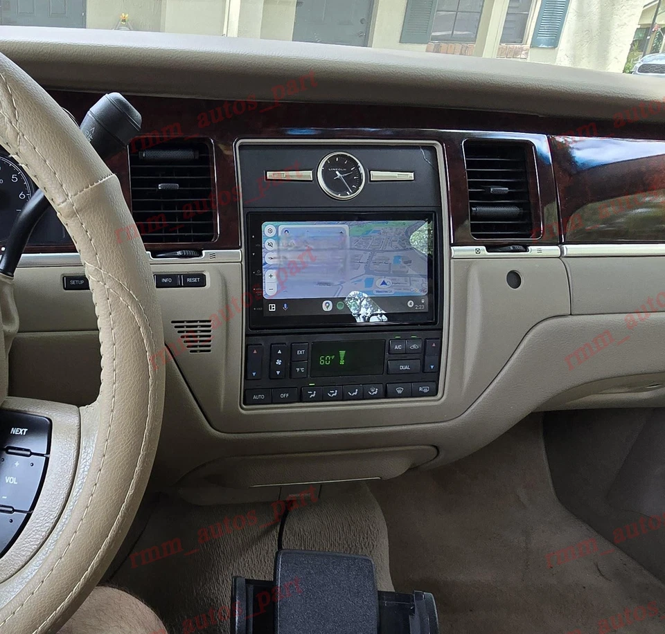 For Lincoln Town Car 2003-2011 Carplay Android 14 Car Stereo Radio GPS NAVI WiFi - Image 2 of 4