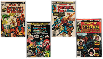 What If? #3 #5 #6 #7 (Marvel Comics June 1977) vintage
