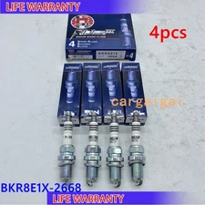 4 x Iridium IX Spark Plugs BKR8EIX Colder Heat Range 8 for Race Tuned Modifi