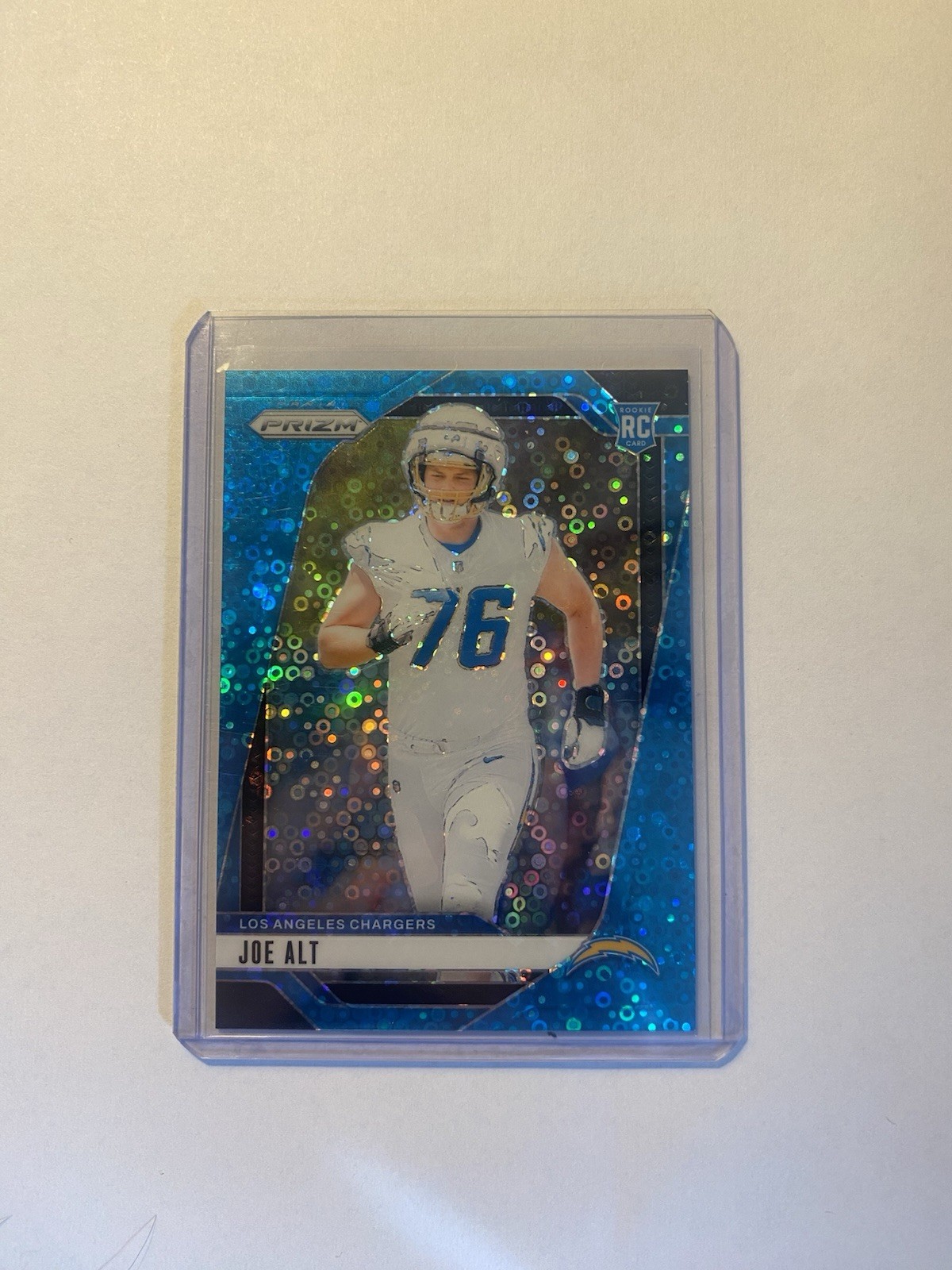 2024 Panini Prizm Joe Alt # 353 Blue Prizm No Huddle /99 COLOR MATCH CHARGERS 🔥