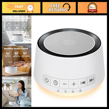 Soothing Sound Machine  Night Light - 30 Sounds, 12 Colors, 32 Volume Levels fo