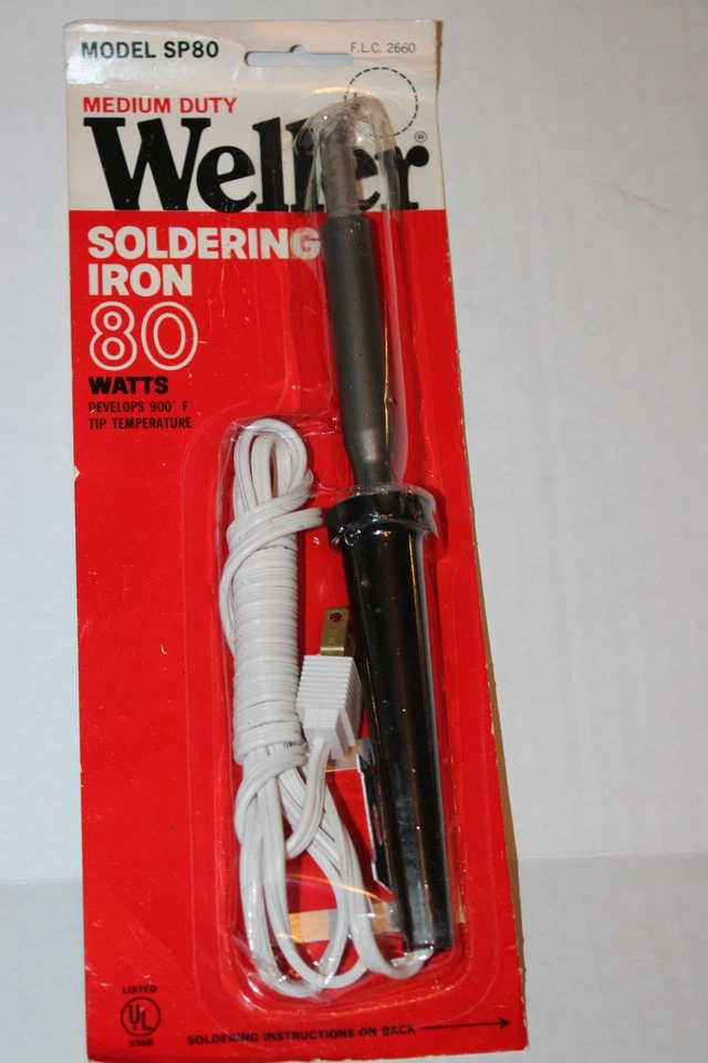 Weller Medium Duty Stained Glass Soldering Iron SPG80 New Old Stock Sealed - Image 2 of 3