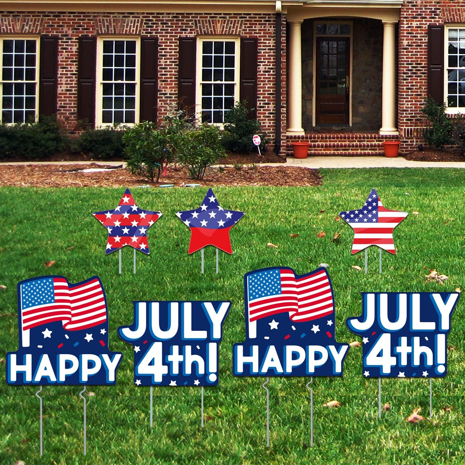 Outdoor Yard Sign Decoration - Memorial Day & 4th of July