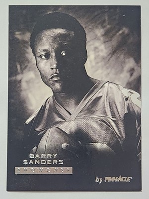 1995 Pinnacle Showcase Barry Sanders # 5