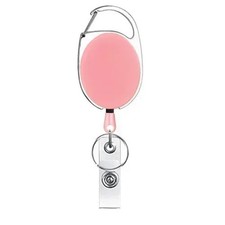 1pc Retractable Badge Reel Key Chain Lanyard Clip for ID Badge Name Tags Holder