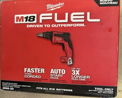 Milwaukee M18 FUEL 18V Drywall Screw Gun (2866-80)