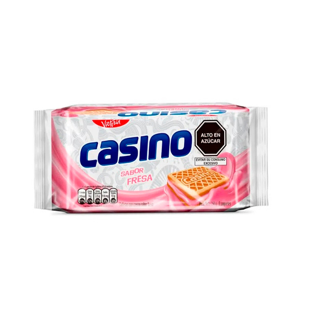 GALLETAS CASINO FRESA PACK X 6 ESPECIAL X 2