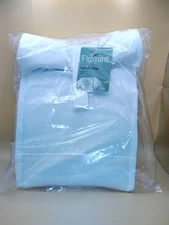 Figmint Insulated Work Lunch Tote 8.5” x 10” x 6” White Top Handle Cotton Ext