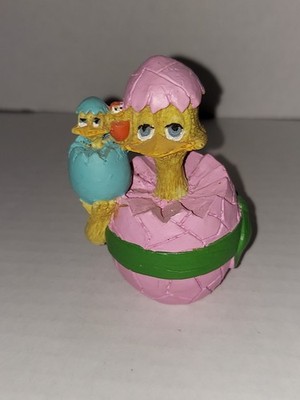Eggbert & Friends'' figurine titled ''Chick in an Egg Sled,''
