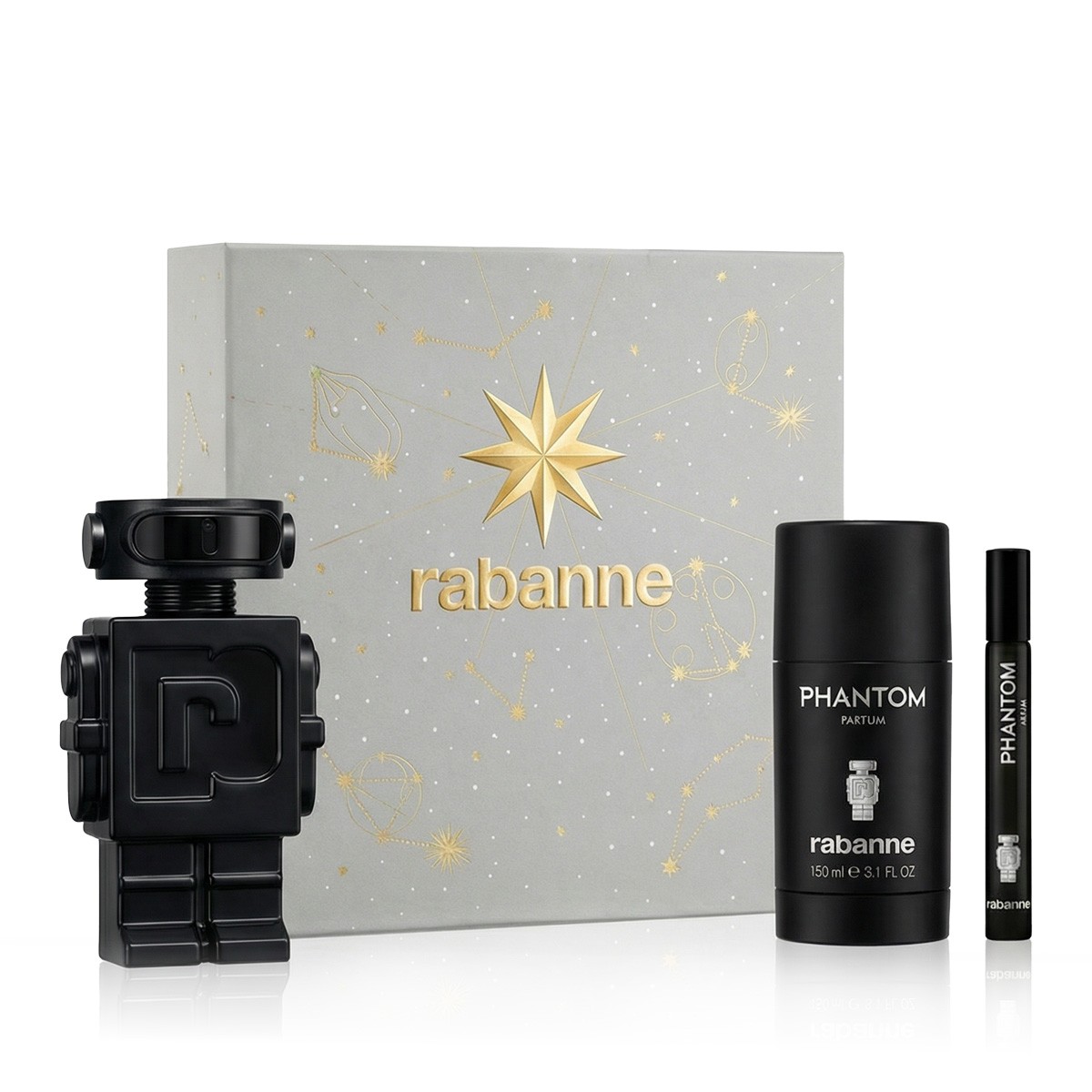 Rabanne Phantom Parfum 100 ml DEO Spray 150 ml Parfum MINI 10 ml man 20190₽