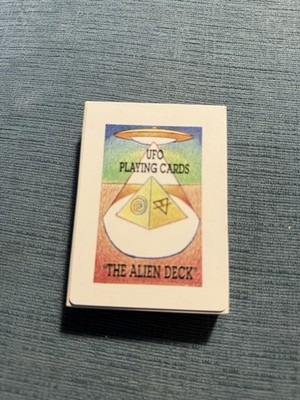 Vintage 1993 UFO Playing Cards The Alien Deck EBE Inc Outer Space