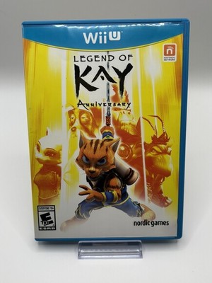 Legend of Kay Anniversary Wii U 2015 CIB COMPLETE NTSC-U/C Nordic Games