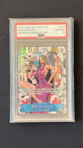 Boa Hancock (Parallel Manga) graded PSA 10 for sale on eBay