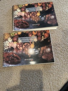 British airways special meal booklet for crew and catering 1992