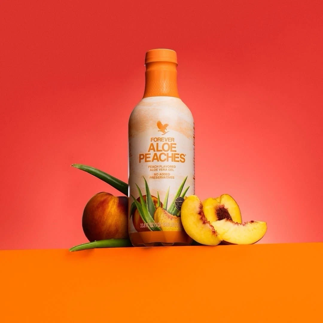 Forever Aloe Peaches Peach Aloe Vera Gel Drink No Added Preservatives 33.8  fl oz | eBay