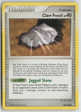 Claw Fossil 138/146 Common Legends Awakened Pokemon Moderately Played