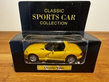 1/43 Classic Sports Car Collection Yellow Chrysler Viper