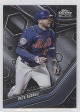 2023 Topps Chrome Black Refractor 147/199 Pete Alonso #99 0w3