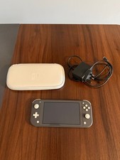 Nintendo Switch Lite 32GB Handheld System - Grey with Case and Charger