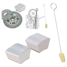 2pcs Cam Phaser Lock Out Kit & Timing Chain Locking Wedge Tool For Ford 4.6/5.4L