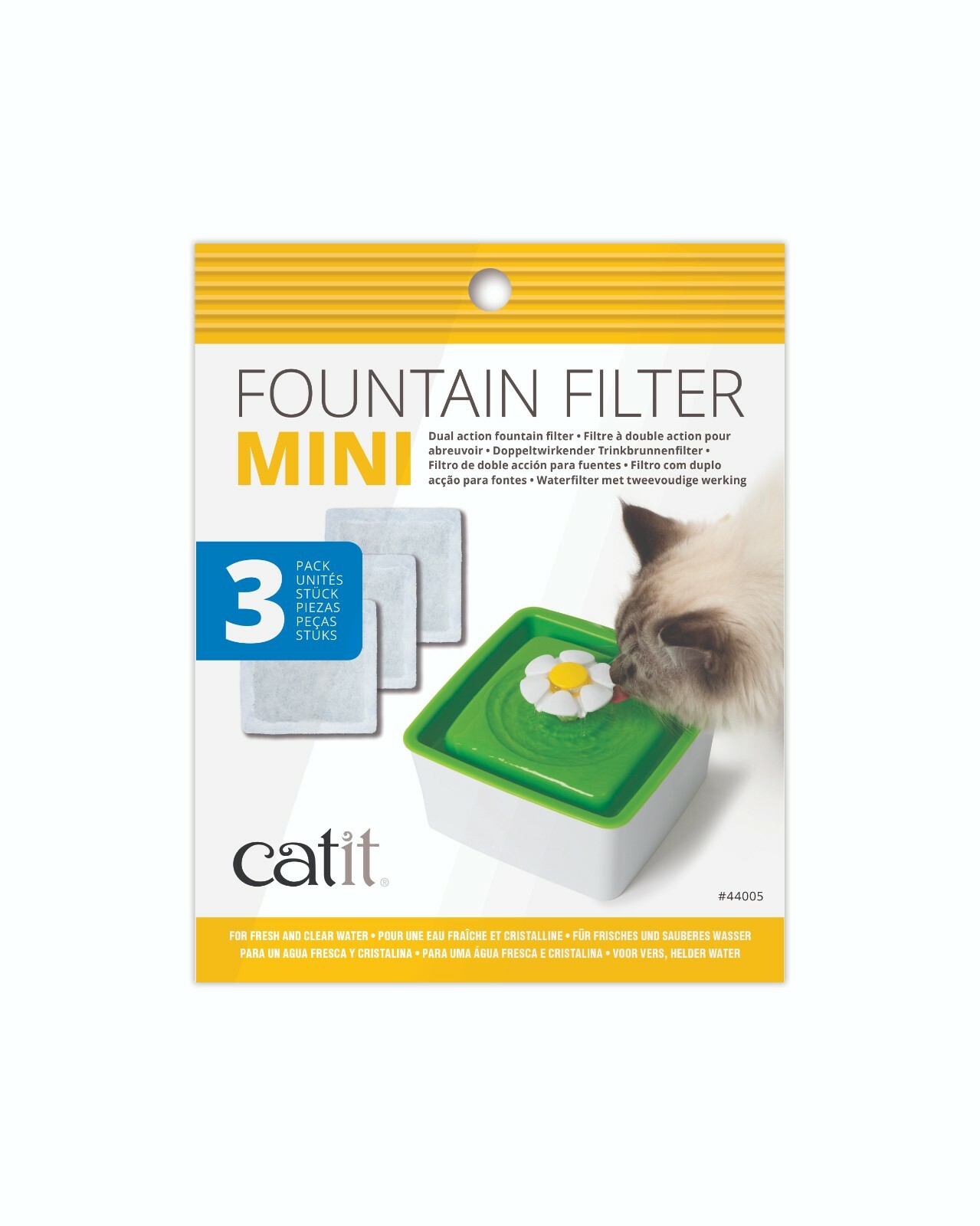 Filtro De Repuesto Catit Para Mini Pozo De Flores Juego De 3