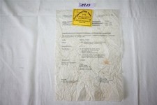 Original Produktionsauftrag Sicherheits Z&uuml;ndh&ouml;lzer 1991 Z&uuml;ndwarenwerk Riesa GmbH