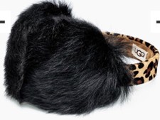UGG Printed Shearling Bluetooth Earmuffs Leopard Print Gift  display picture 3