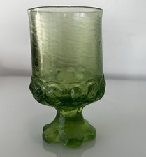 Vintage Tiffin Madeira Franciscan Green 5-1/2" 8oz. Goblet Clover