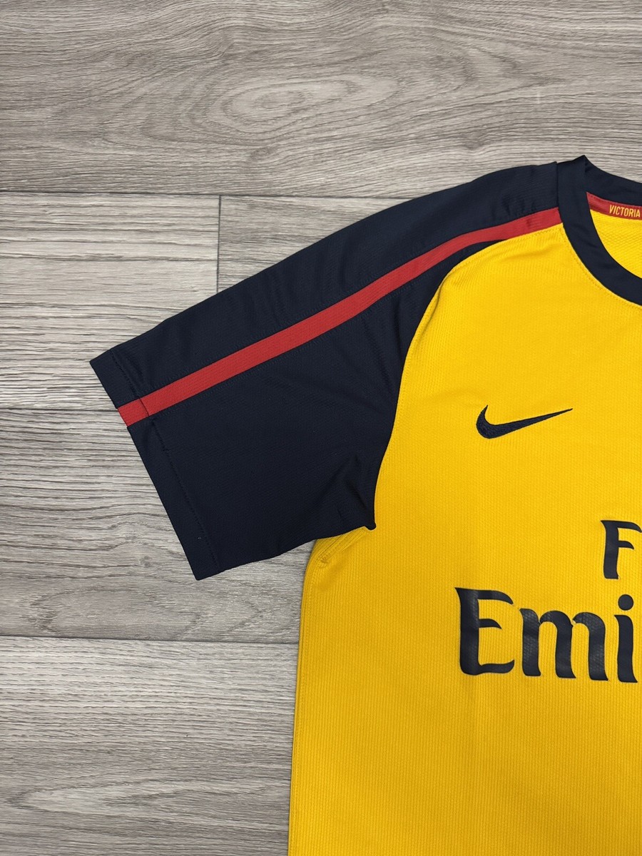 Arsenal Shirt 2008 2009 Yellow Away Football Jersey Soccer