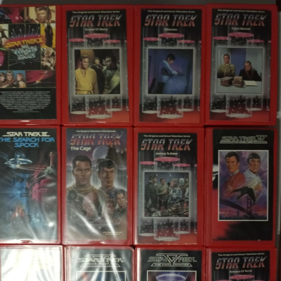 Lot of 12 VHS~STAR TREK COLLECTORS EDITION~1987 PARAMOUNT - Image 3 of 4