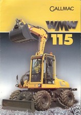 Equipment Brochure - Gallmac - WMV 115 - Wheel Excavator (E1970)