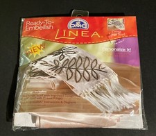 DMC Creative World Linea Ready To Embellish Creme Fringe Scarf