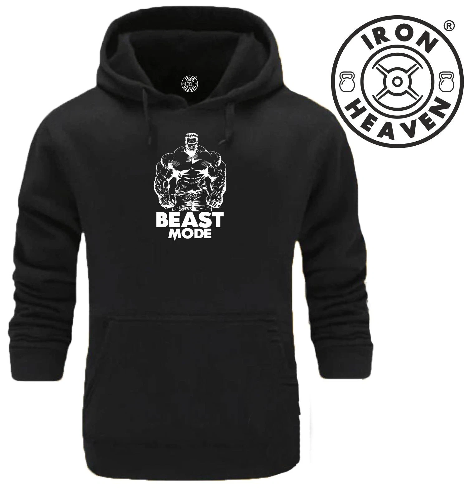 VETEMENTS Felpa con cappuccio Hulk Beast Mode Palestra Abbigliamento Bodybuilding Allenamento Boxe Top MMA