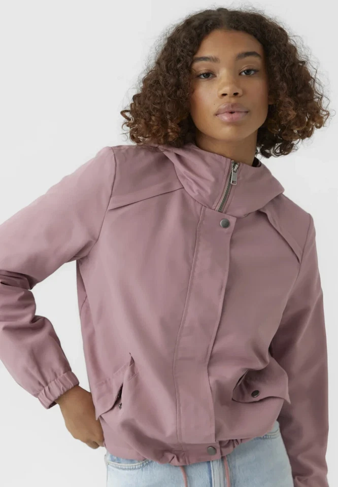 Chaqueta Bomber Nostalgia Vero Moda En Rosa Claro UK Extra Grande XL - Imagen 2 de 3