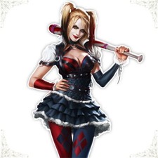 Harley Quinn Anime Car Window Decal Sticker 001