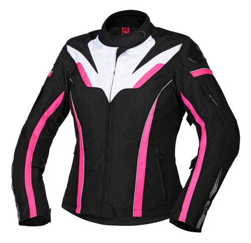 IXS Sport RS-1000-ST Lady Jacket Black White Pink