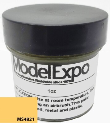 Model Shipways Brand Historic Acrylic Paints Deck House Light Buff - MS4821