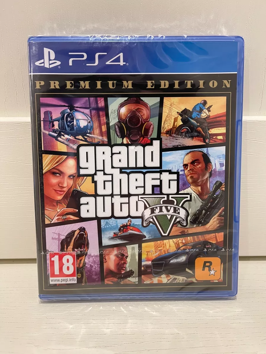 Grand Theft Auto V 5 PS4 PLAYSTATION 4 NEW SEALED FIRST PRINT NOT