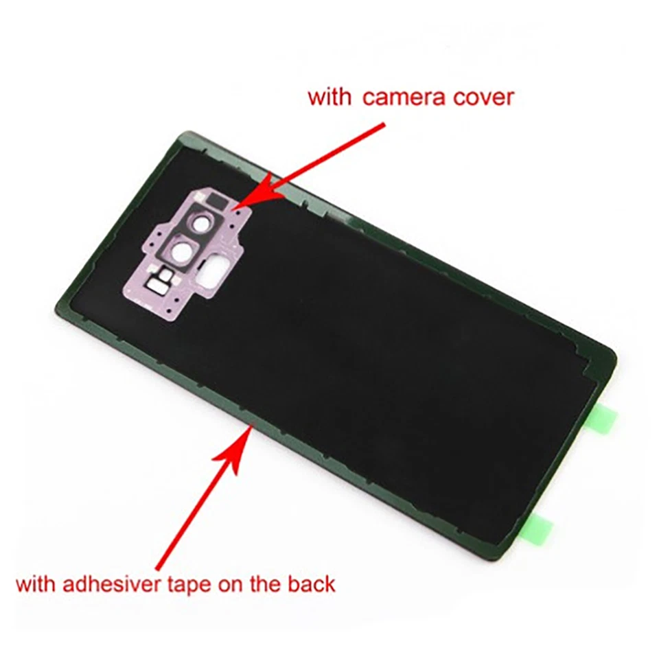 Cubierta trasera de batería de vidrio para Samsung Galaxy Note 9 N9600 SM-N9600 N960F hy Foto 4 de 4