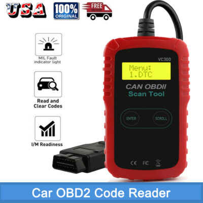 VC300 Automotive OBD OBD2 Code Readers Engine Check Scanner Diagnostic Scan Tool