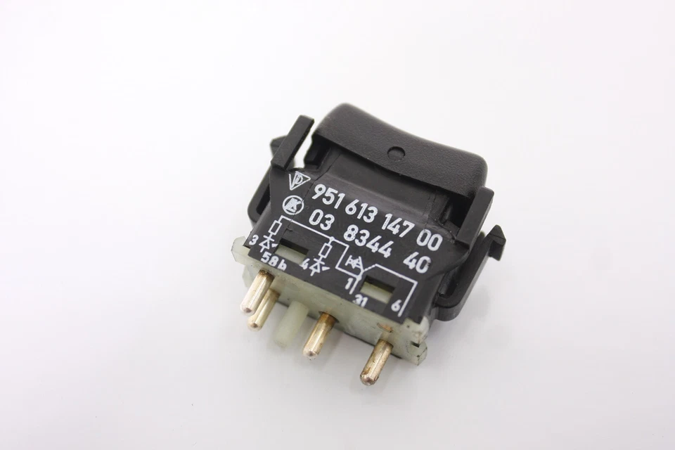 Interruptor de bloqueo de puerta central OEM 9516131470001C Porsche 964 993 944 968  Foto 2 de 4