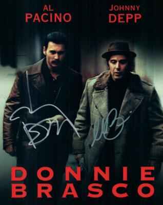 Johnny Depp Al Pacino autographed 8x10 Picture signed Photo and COA | eBay